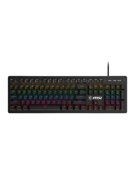 Clavier gamer MSI Forge GK300 USB filaire AZERTY Clavier gamer MSI Forge GK300 USB filaire AZERTY
