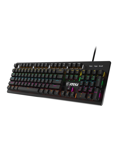 Clavier mécanique MSI RGB LED gaming pour PC Clavier mécanique MSI RGB LED gaming pour PC