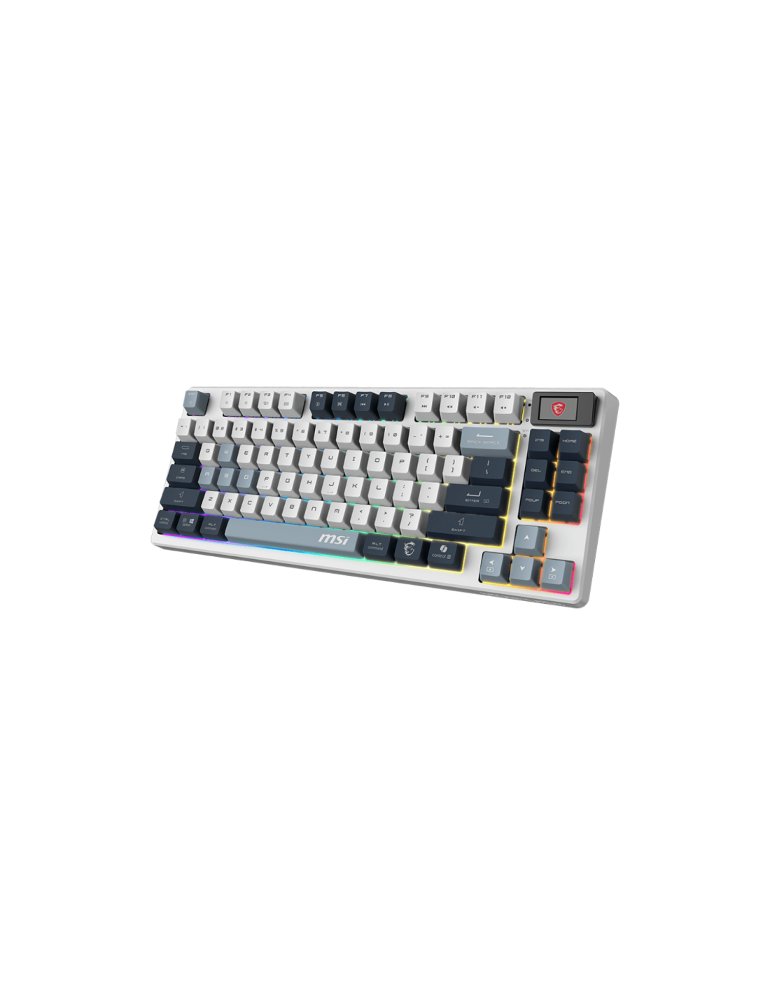 Clavier gaming Bluetooth TKL MSI RGB 20 modes compact