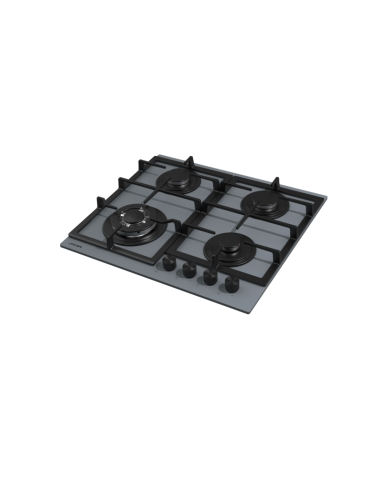 PLAQUE CAPPO JOKER 4 FEUX / 60CM / VITRO GRIS(JP-605G)