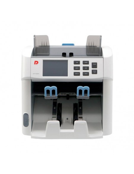 Compteur billets double bac avec détection faux billets UV MG Compteur billets double bac avec détection faux billets UV MG