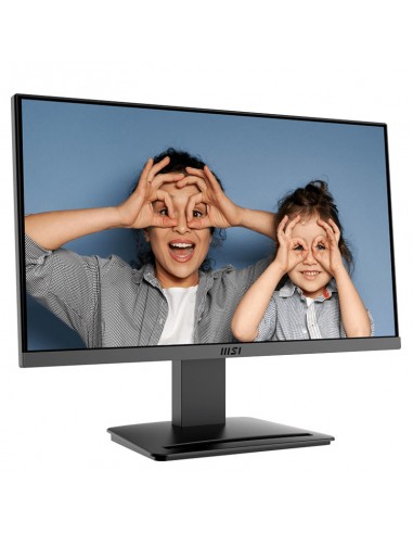 MSI PRO MP223 E2 100Hz installé sur bureau moderne MSI PRO MP223 E2 100Hz installé sur bureau moderne