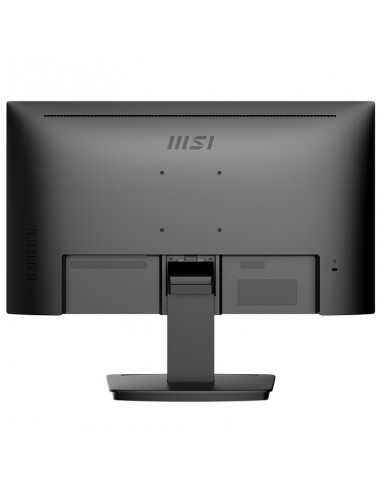 MSI PRO MP223 E2 écran noir vue latérale inclinée MSI PRO MP223 E2 écran noir vue latérale inclinée