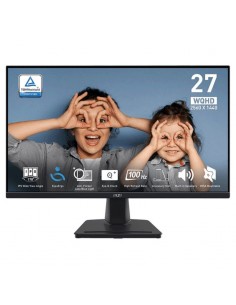 MSI PRO MP275Q écran WQHD 27 pouces noir vue frontale