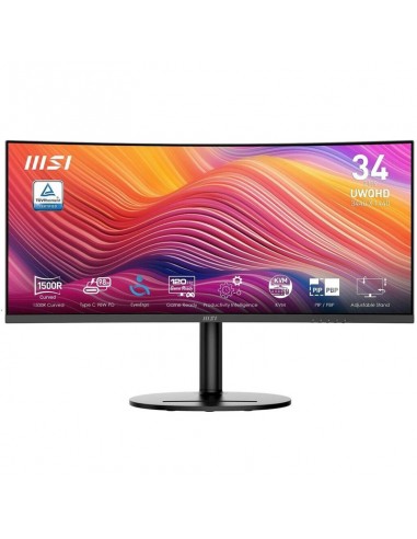 MSI Modern MD342CQP écran ultrawide 34 pouces vue de face MSI Modern MD342CQP écran ultrawide 34 pouces vue de face