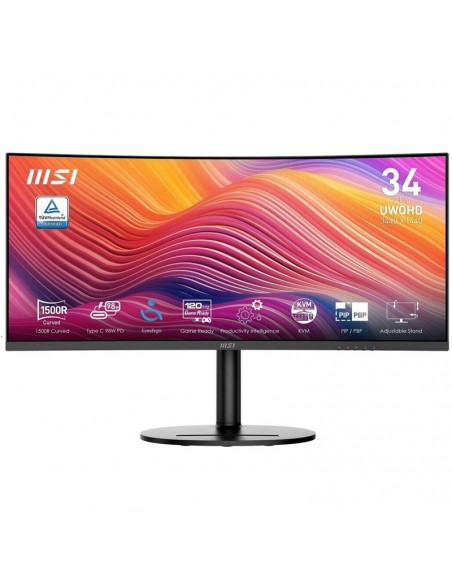 MSI Modern MD342CQP écran ultrawide 34 pouces vue de face MSI Modern MD342CQP écran ultrawide 34 pouces vue de face