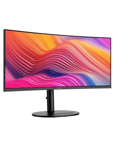 MSI Modern MD342CQP connectique USB-C HDMI et DisplayPort MSI Modern MD342CQP connectique USB-C HDMI et DisplayPort