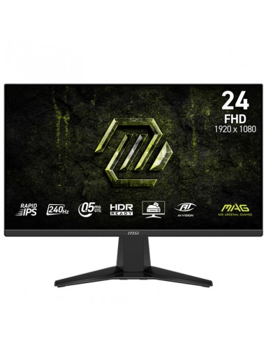 MSI MAG 245F-X24 écran gaming noir vue de face