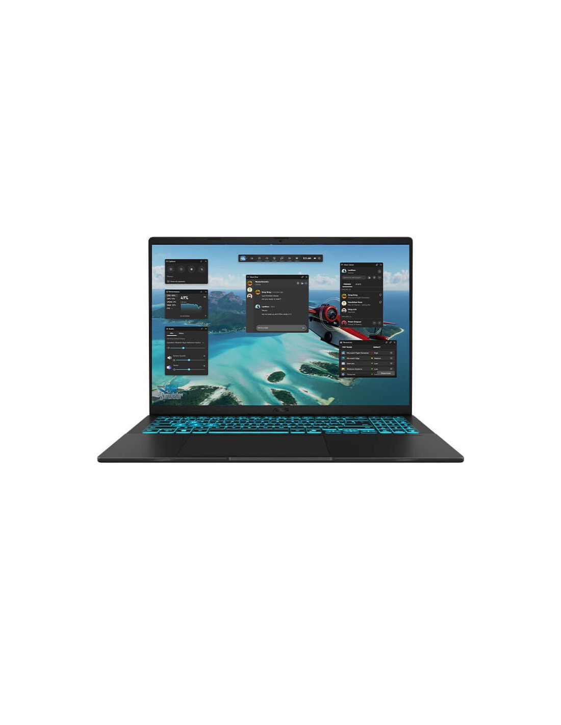 PC Portable Gamer ASUS V16 V3607VJ clavier rétroéclairé moderne