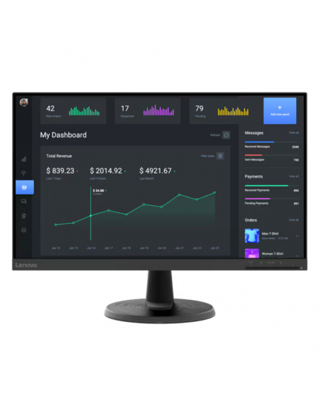 Écran Lenovo Lenovo C24-40 24" LED Full HD VA / 75 Hz / Noir(63DCKAT6EU) Écran Lenovo Lenovo C24-40 24" LED Full HD VA / 75 Hz / Noir(63DCKAT6EU)