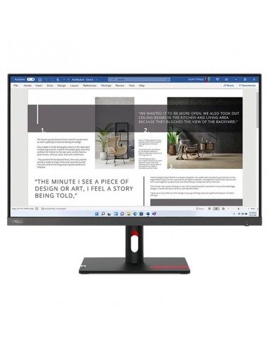 Ecran Lenovo 27 Pouces ThinkVision S27i-30 Full HD Noir en Tunisie