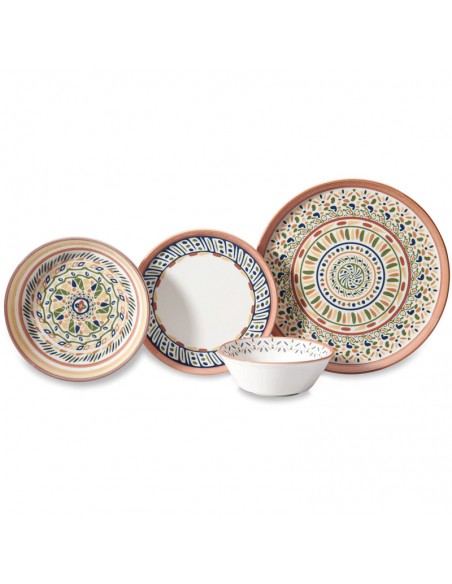 Service à Table Korkmaz Iona A8344 24 Pièces Marron(A8344) Service à Table Korkmaz Iona A8344 24 Pièces Marron(A8344)