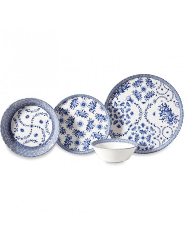 Service à Table Korkmaz Iona A8345 24 Pièces Bleu(A8345)