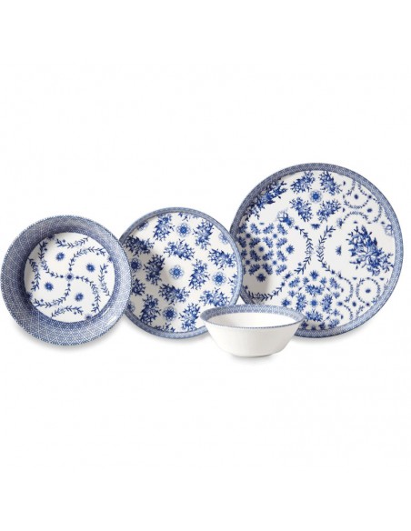 Service à Table Korkmaz Iona A8345 24 Pièces Bleu(A8345) Service à Table Korkmaz Iona A8345 24 Pièces Bleu(A8345)