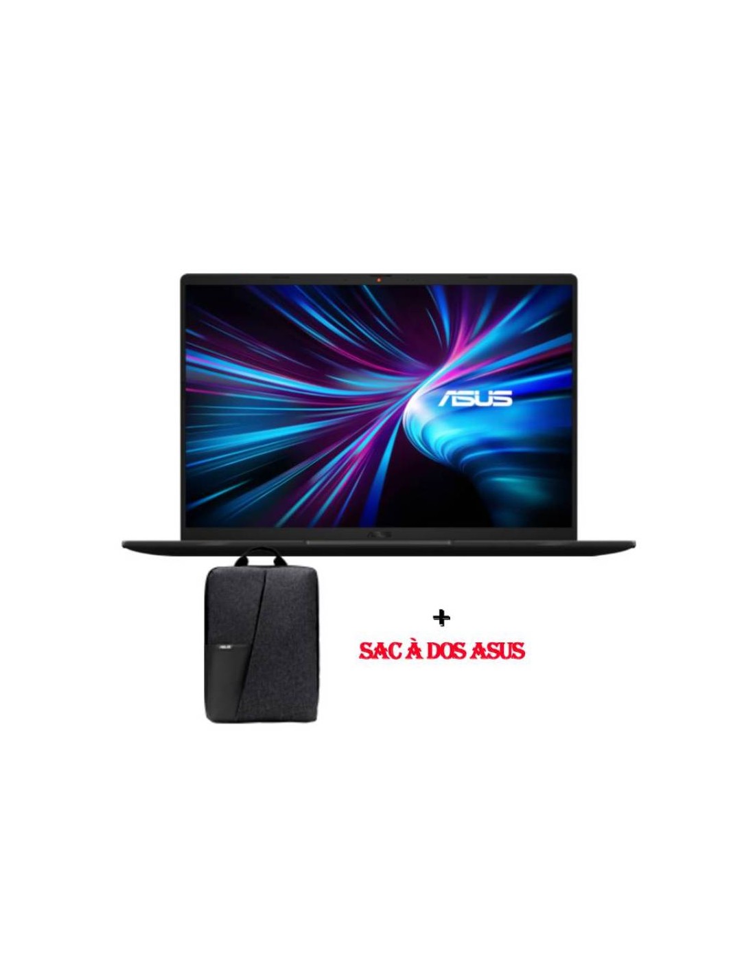 PC Portable Gamer ASUS V16 V3607VJ noir écran 16 pouces ouvert