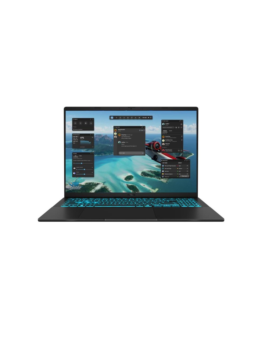 PC Portable Gamer ASUS V3607VJ-TK212 noir écran WUXGA 16 pouces