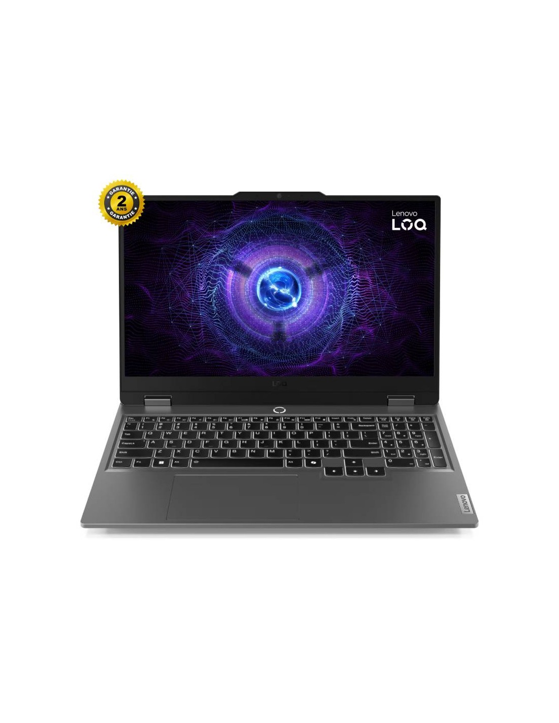 PC Portable Gamer LENOVO 83DV00A3FG vue de face