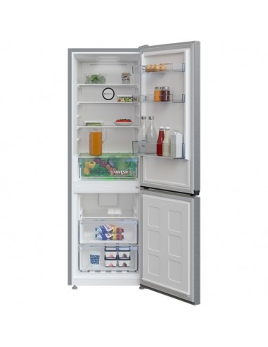 Réfrigérateur Combiné BEKO B3RCNA400HSX 341Litres NoFrost - Silver(B3RCNA400HSX)