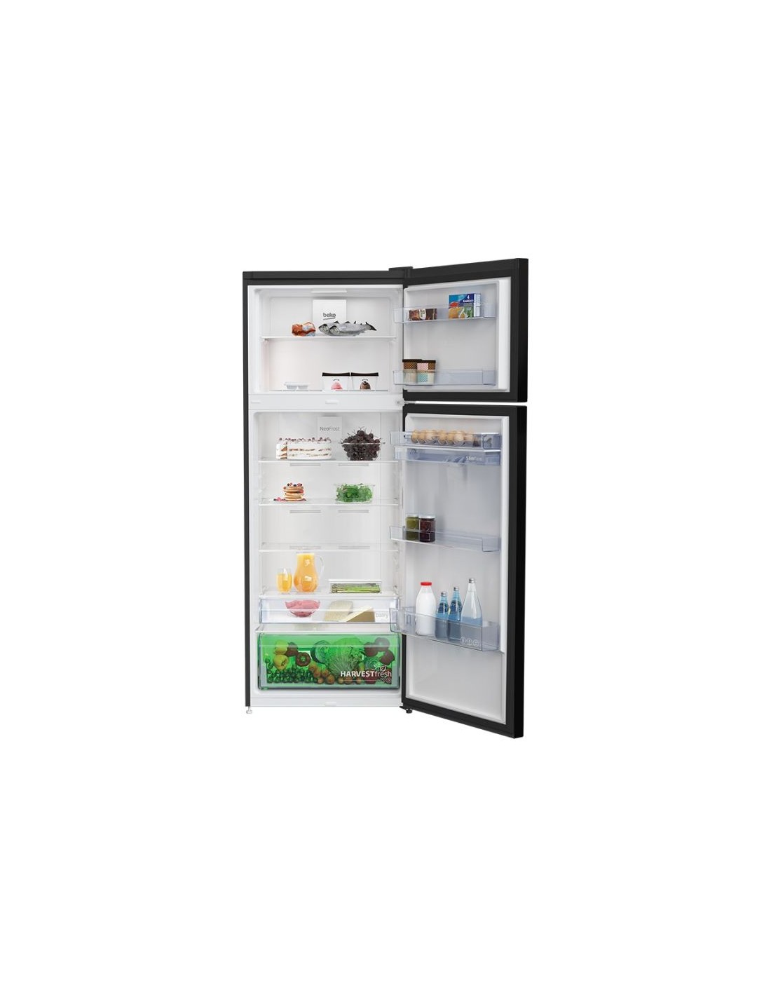 réfrigérateur 2 portes BEKO noir design