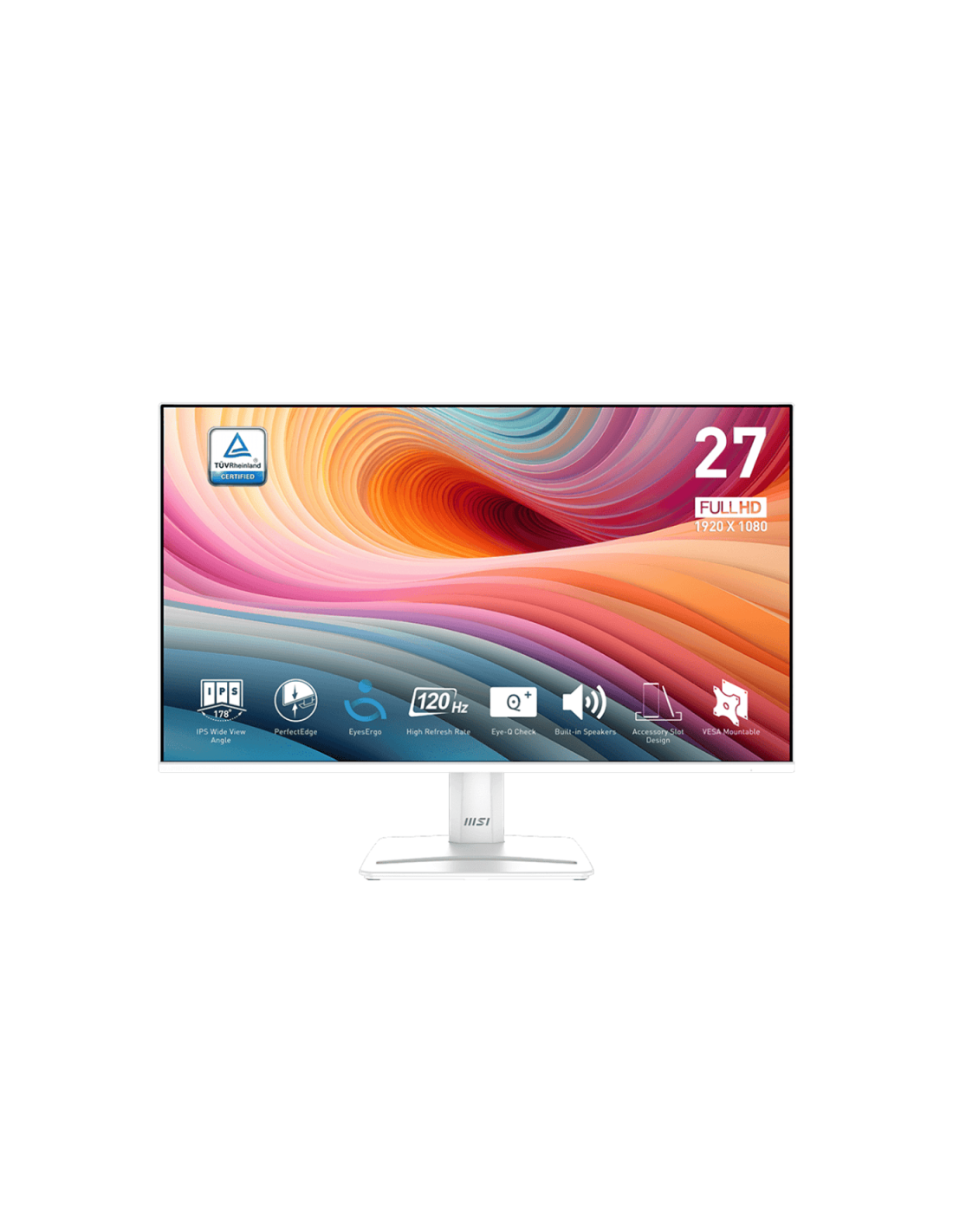 moniteur IPS MSI 27 pouces blanc