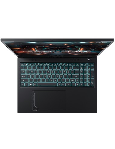 PC Portable Gamer GIGABYTE G6 KF affichant un jeu vidéo haute définition