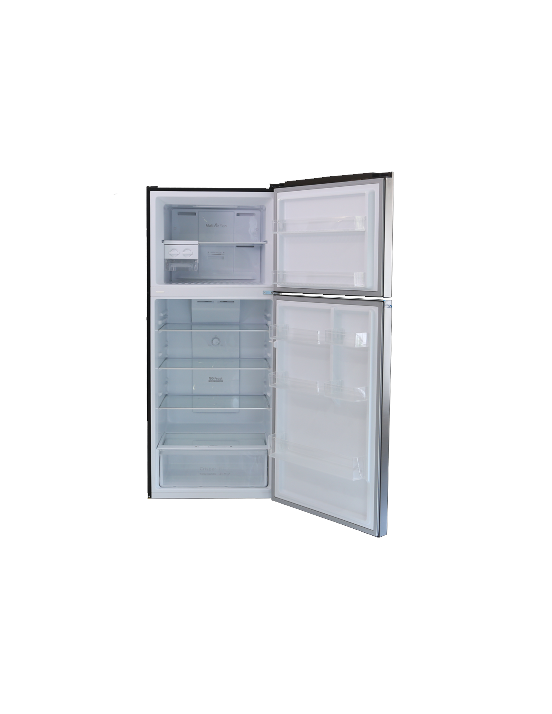 Réfrigérateur Biolux 2 portes silencieux acier noir