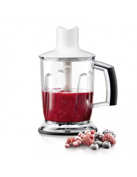 Braun MQ3145WH 750W avec gobelet doseur 600 ml Braun MQ3145WH 750W avec gobelet doseur 600 ml