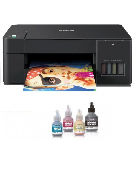 Imprimante Multifonction 3en1 Jet d'encre Brother inkbenefit plus DCP-T220 / Couleur / A4 / Noir( DCP-T220) Imprimante Multifonction 3en1 Jet d'encre Brother inkbenefit plus DCP-T220 / Couleur / A4 / Noir( DCP-T220)