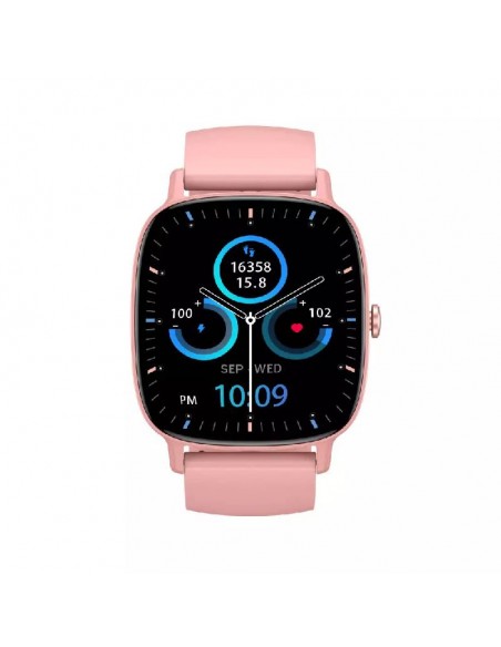Ksix Pulse Rose affichant les données de suivi sportif