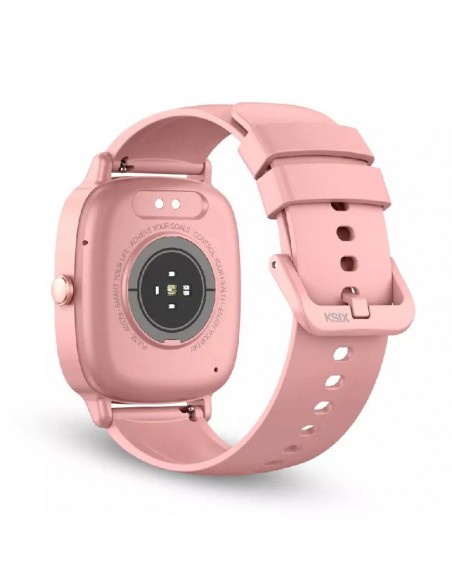 Ksix Pulse Rose avec fonction appels Bluetooth au poignet