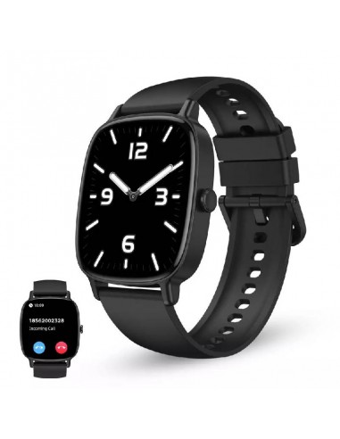 Ksix Pulse Noir montre connectée avec écran tactile carré Ksix Pulse Noir montre connectée avec écran tactile carré