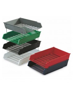 Corbeille à Courrier FAIBO Ajourée Rouge Bordeaux(720104013) 2