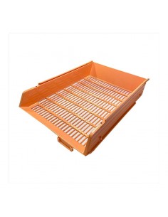 Corbeille à Courrier Ajouré FAIBO Orange Pastel(720104P031)