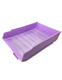 Corbeille à Courrier Ajouré FAIBO Violet Pastel(720104P036)