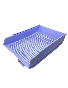 Corbeille à Courrier Ajouré FAIBO Bleu Pastel (720104P037)