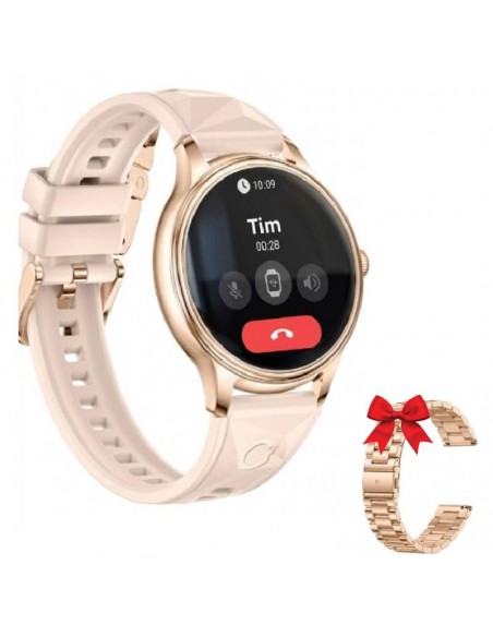 Colmi L28 Steel Gold avec écran AMOLED et bracelet acier