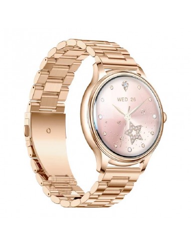 Colmi L28 Steel Gold avec bracelet silicone confortable au quotidien