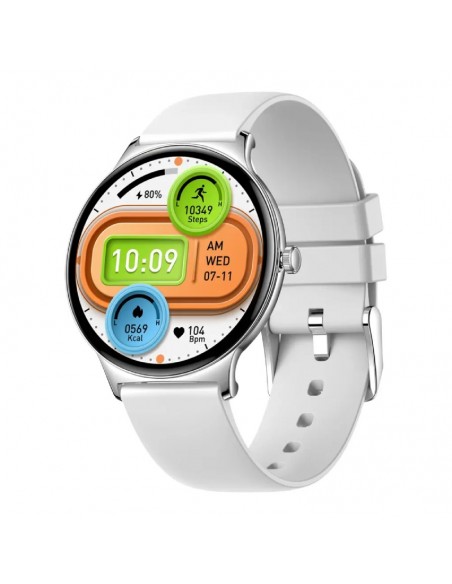 Colmi V89 Silver avec écran AMOLED et bracelet silicone