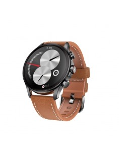 Kieslect Watch Balancer Noir avec écran AMOLED et bracelet cuir 2