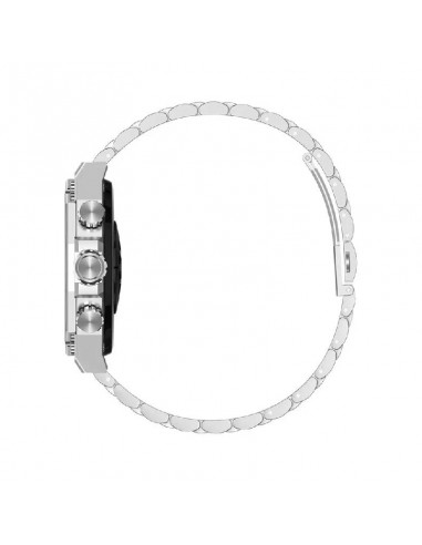 Montre intelligente argentée compatible Android et iPhone au quotidien Montre intelligente argentée compatible Android et iPhone au quotidien