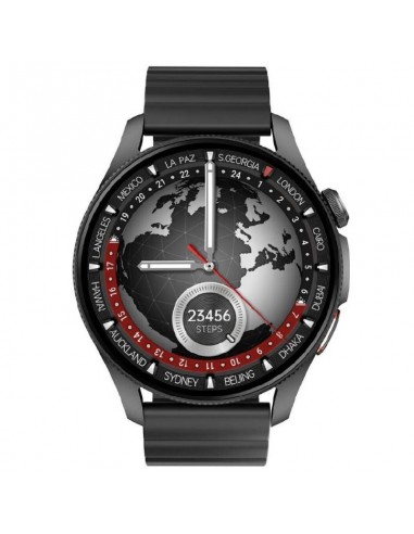 Smartwatch Ksix noire avec GPS intégré pour activités sportives Smartwatch Ksix noire avec GPS intégré pour activités sportives