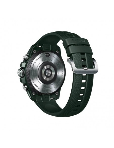 Smartwatch outdoor Mibro verte avec bracelet silicone pour randonnée Smartwatch outdoor Mibro verte avec bracelet silicone pour randonnée