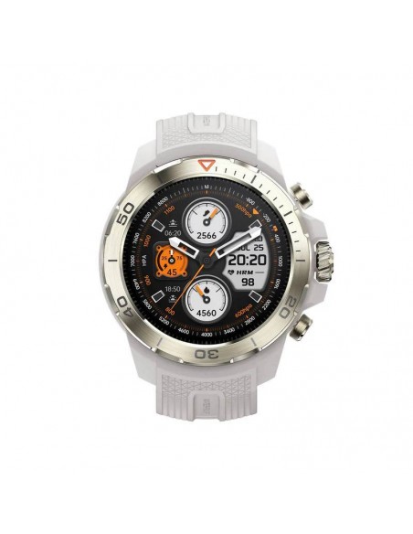 Mibro GS Explorer Blanc avec bracelet blanc et finition Desert White Mibro GS Explorer Blanc avec bracelet blanc et finition Desert White
