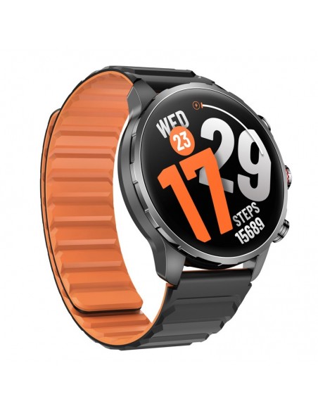 Smartwatch Kieslect KR3 Steel Black au design rond élégant Smartwatch Kieslect KR3 Steel Black au design rond élégant