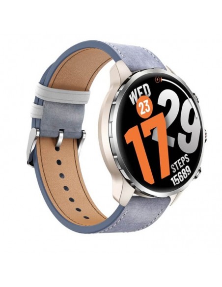 Montre Kieslect KR3 Denim Blue avec écran AMOLED circulaire