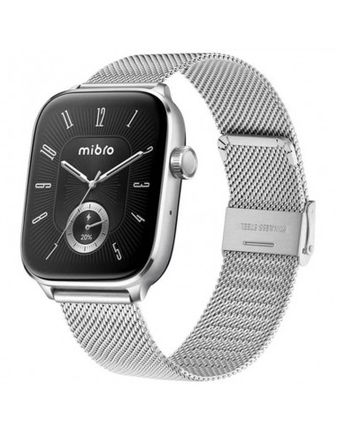Mibro Watch Fit Silver avec écran AMOLED HD lumineux Mibro Watch Fit Silver avec écran AMOLED HD lumineux