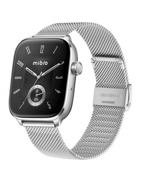 Mibro Watch Fit Silver avec écran AMOLED HD lumineux Mibro Watch Fit Silver avec écran AMOLED HD lumineux