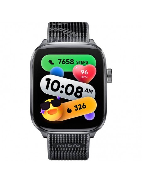 Mibro Watch Fit Noir au design carré moderne et léger Mibro Watch Fit Noir au design carré moderne et léger