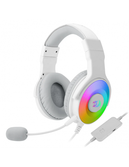 Redragon Pandora H350 Micro Casque Gamer RGB Blanc Redragon Pandora H350 Micro Casque Gamer RGB Blanc