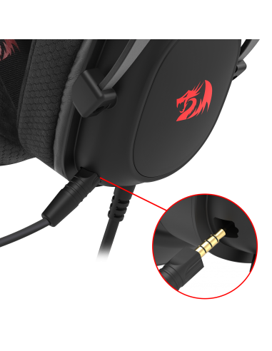 MICRO CASQUE GAMER - Redragon H510 ZEUS LITE(H510-ZEUS-LT) MICRO CASQUE GAMER - Redragon H510 ZEUS LITE(H510-ZEUS-LT)